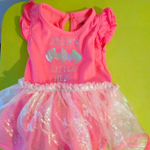 12/$20⭐Daddys Little Batgirl Onesie/Tutu